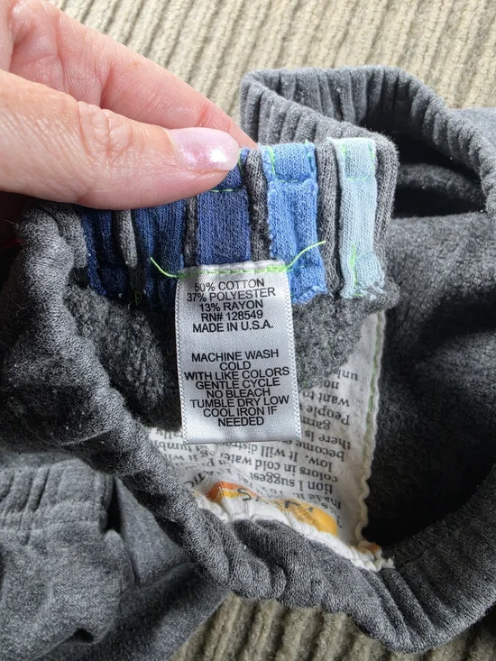 Aviator Nation 5 Stripe Sweatpants Women’s Size XS Heather Grey Blue Stripe - Picture 8 of 11